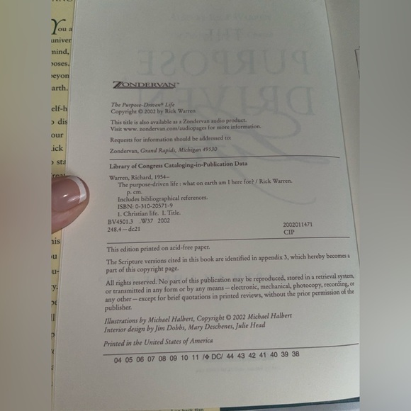 The Purpose Driven Life Book - Picture 2 of 3